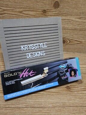 Belson Gold'n Hot 3/4" Professional Curling Iron 10 Heat Settings Hot Tools